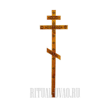 Крест "Декорированный светлый"