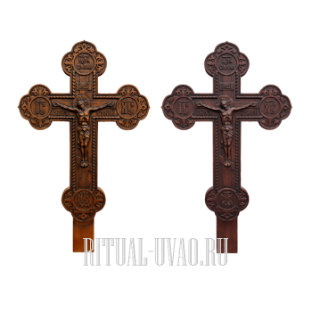 Замена двух крестов в ограде