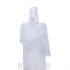 Белый похоронный комплект. Платье+шарф