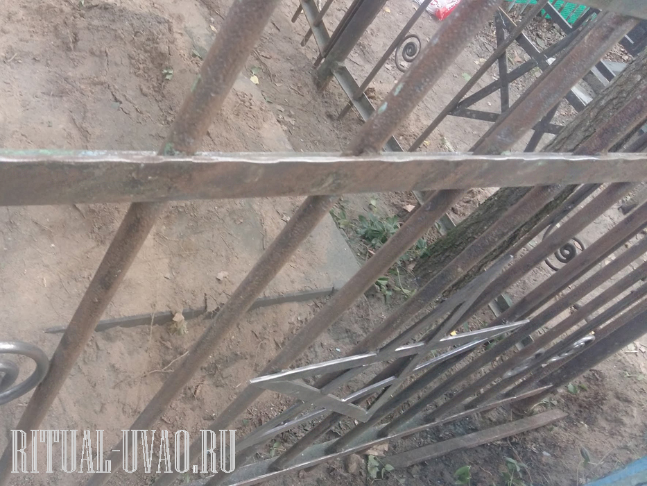 Восстановление старой стальной ограды