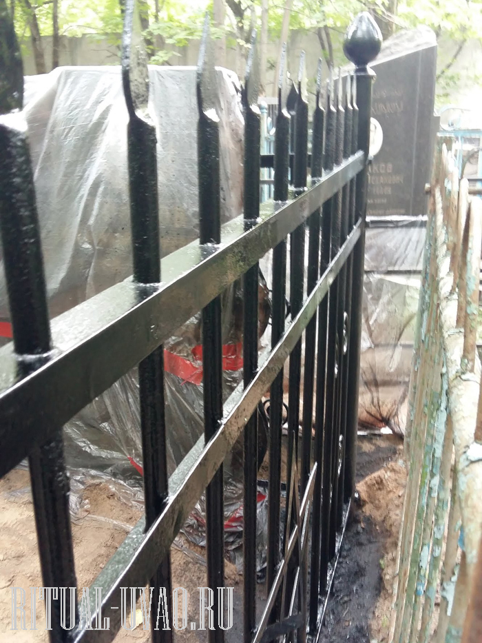 Восстановление старой стальной ограды
