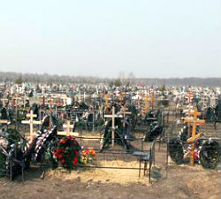 Водосток на кладбище