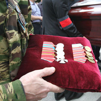 Похороны военных пенсионеров