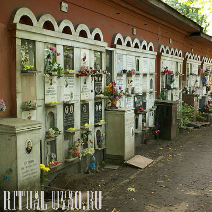 Похороны в ЮЗАО Новодевичье кладбище