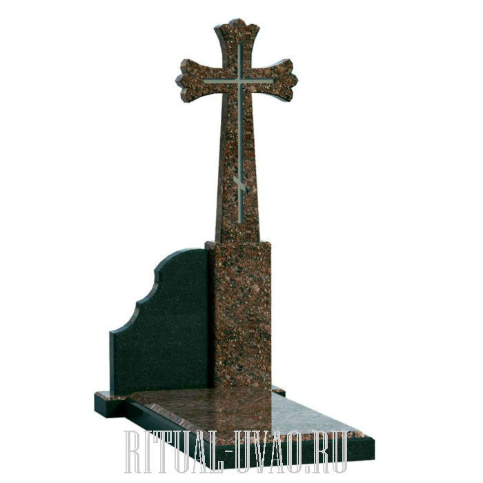 Памятник крест - бабушке, дедушке