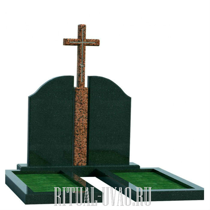 Памятник крест - бабушке, дедушке