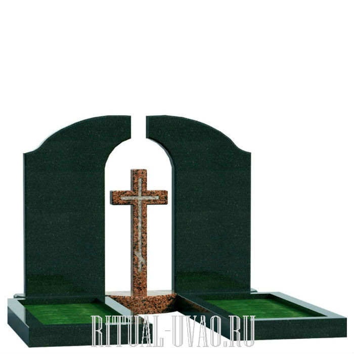 Памятник крест - бабушке, дедушке