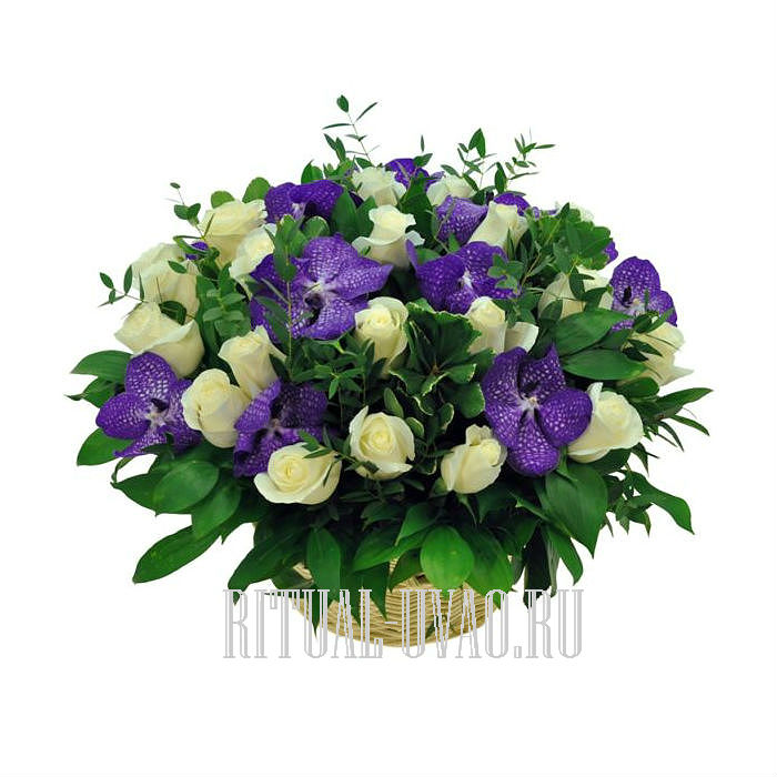 Цветы на похороны женщине